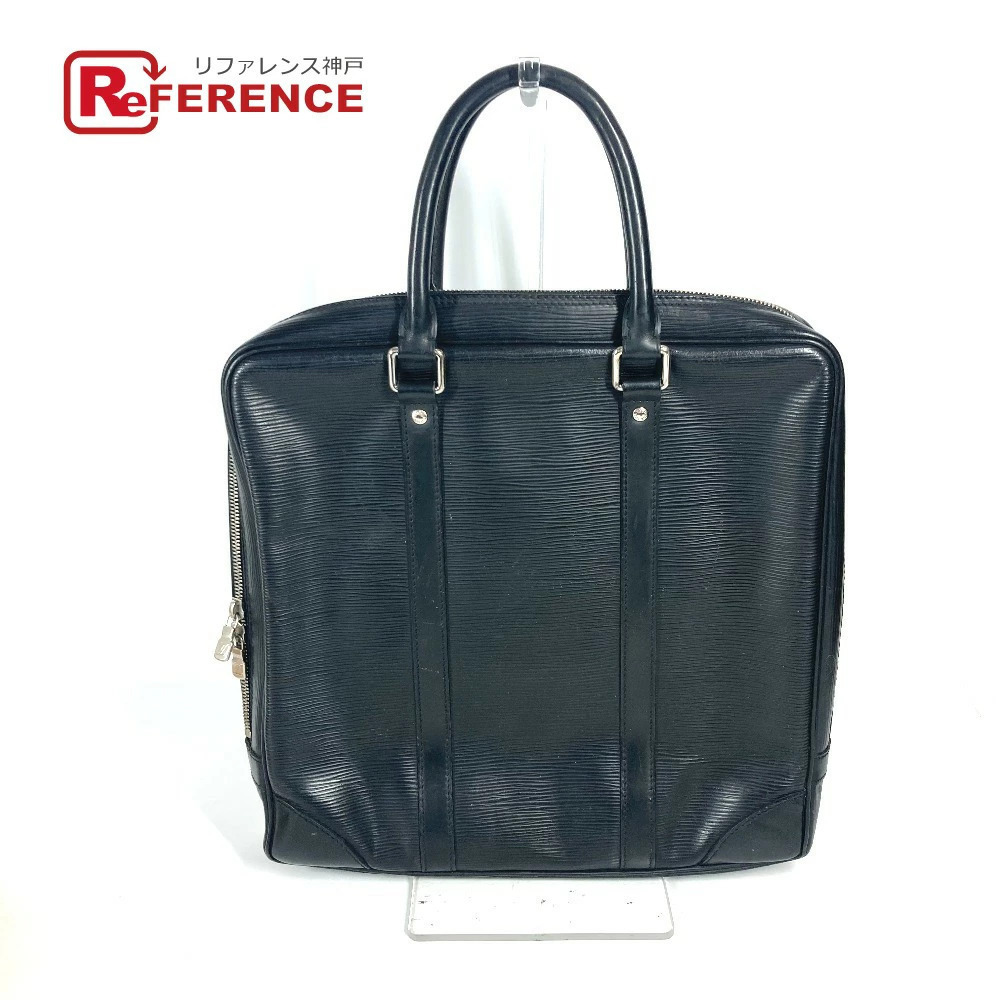 LOUIS VUITTON Epi Vivienne Handbag Business Bag Vertical Tote Leather Noir